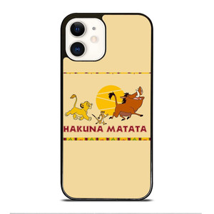 HAKUNA MATATA LION KING iPhone 12 Case Cover HAKUNA MATATA LION KING iPhone 12 Case Cover