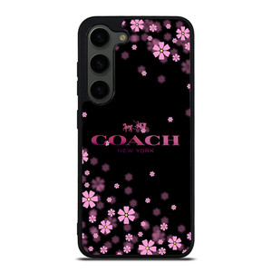 COACH FLOWERS PURPLE Samsung Galaxy S23 Plus Case Cover