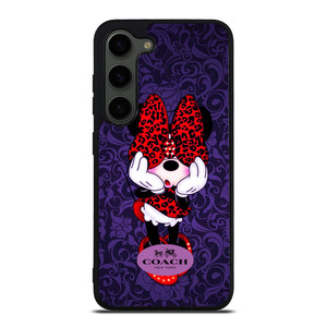 COACH MINNIE MOUSE PURPLE Samsung Galaxy S23 Plus Case Cover COACH MINNIE MOUSE PURPLE Samsung Galaxy S23 Plus Case Cover