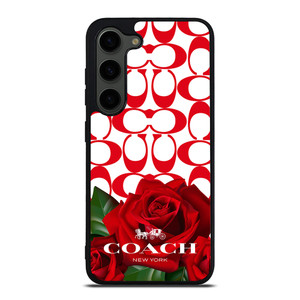 COACH NEW YORK FLOWER 4 Samsung Galaxy S23 Plus Case Cover