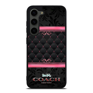 COACH NEW YORK PINK BLACK Samsung Galaxy S23 Plus Case Cover COACH NEW YORK PINK BLACK Samsung Galaxy S23 Plus Case Cover