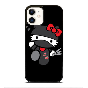 HELLO KITTY NINJA BLACK iPhone 12 Case Cover