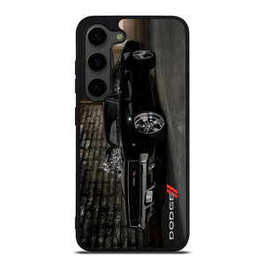 DODGE CHARGER BLACK CAR Samsung Galaxy S23 Plus Case Cover