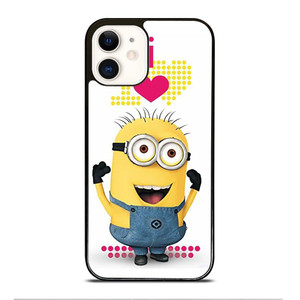 I LOVE MINION iPhone 12 Case Cover I LOVE MINION iPhone 12 Case Cover