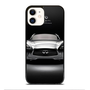 INFINITI WHITE CAR iPhone 12 Case Cover INFINITI WHITE CAR iPhone 12 Case Cover