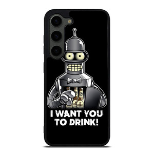 FUTURAMA BENDER QUOTE Samsung Galaxy S23 Plus Case Cover FUTURAMA BENDER QUOTE Samsung Galaxy S23 Plus Case Cover
