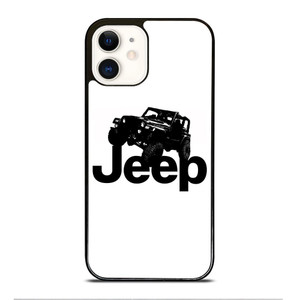 JEEP BLACK LOGO iPhone 12 Case Cover