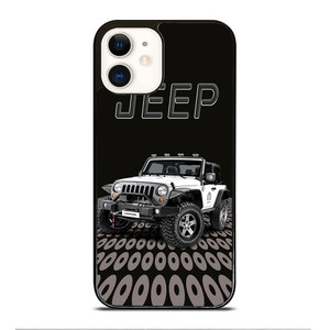 JEEP WHITE CAR iPhone 12 Case Cover JEEP WHITE CAR iPhone 12 Case Cover