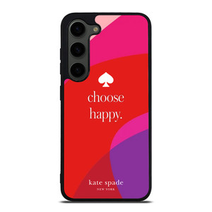 KATE SPADE CHOOSE HAPPY Samsung Galaxy S23 Plus Case Cover KATE SPADE CHOOSE HAPPY Samsung Galaxy S23 Plus Case Cover