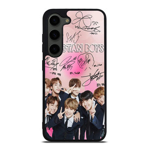 KPOP BTS LOVE PINK SIGNATURE Samsung Galaxy S23 Plus Case Cover