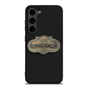 LINCOLN MOTOR LOGO CARBON Samsung Galaxy S23 Plus Case Cover