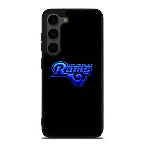 LOS ANGELES RAMS NEON BLUE LOGO Samsung Galaxy S23 Plus Case Cover