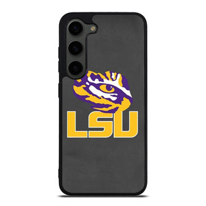 LSU TIGERS LEATHER LOGO Samsung Galaxy S23 Plus Case Cover