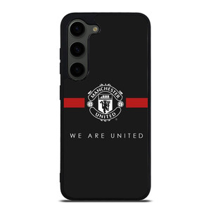 MANCHESTER UNITED BLACK Samsung Galaxy S23 Plus Case Cover MANCHESTER UNITED BLACK Samsung Galaxy S23 Plus Case Cover