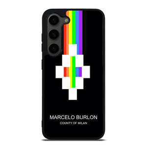 MARCELO BURLON MILAN RAINBOW LOGO Samsung Galaxy S23 Plus Case Cover