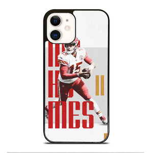 KANSAS CITY PATRICK MAHOMES NFL iPhone 12 Case Cover KANSAS CITY PATRICK MAHOMES NFL iPhone 12 Case Cover