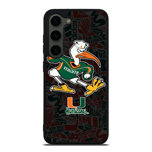 MIAMI HURRICANES UM FOOTBALL Samsung Galaxy S23 Plus Case Cover MIAMI HURRICANES UM FOOTBALL Samsung Galaxy S23 Plus Case Cover