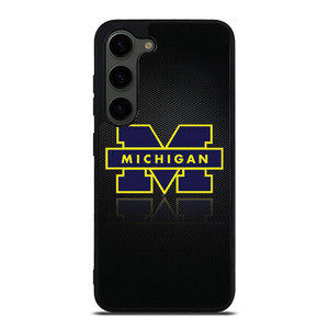 MICHIGAN WOLVERINES METAL LOGO Samsung Galaxy S23 Plus Case Cover
