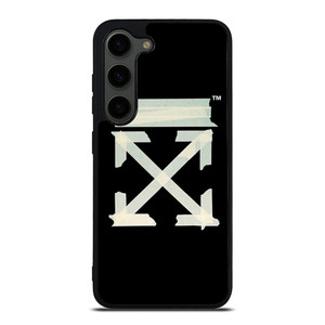 OFF WHITE TAPE LOGO Samsung Galaxy S23 Plus Case Cover