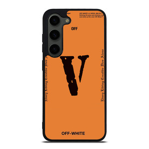 OFF WHITE V LONE LOGO Samsung Galaxy S23 Plus Case Cover