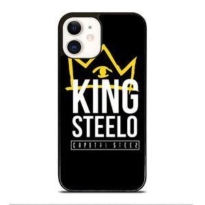 KING STEELO CAPITAL STEEZ LOGO iPhone 12 Case Cover KING STEELO CAPITAL STEEZ LOGO iPhone 12 Case Cover