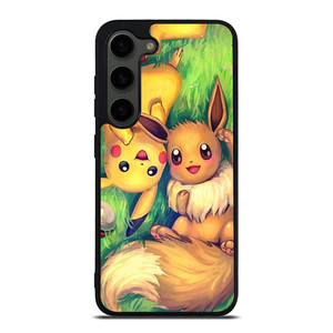 POKEMON EEVEE AND PIKACHU Samsung Galaxy S23 Plus Case Cover