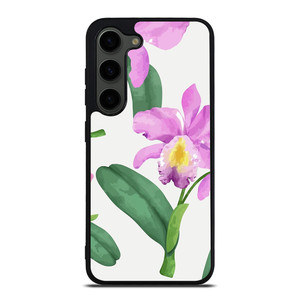 PURPLE ORCHID FLOWER PAINTING Samsung Galaxy S23 Plus Case Cover PURPLE ORCHID FLOWER PAINTING Samsung Galaxy S23 Plus Case Cover