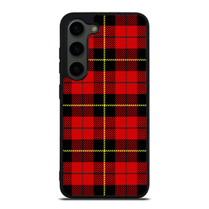 RED BLACK TARTAN PATTERN Samsung Galaxy S23 Plus Case Cover RED BLACK TARTAN PATTERN Samsung Galaxy S23 Plus Case Cover