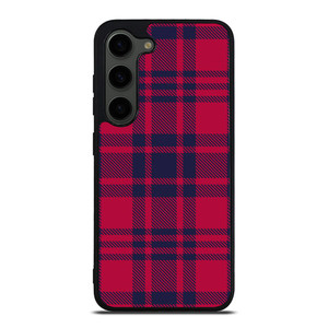 RED BLUE TARTAN PLAID PATTERN Samsung Galaxy S23 Plus Case Cover RED BLUE TARTAN PLAID PATTERN Samsung Galaxy S23 Plus Case Cover