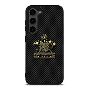 ROYAL ENFIELD VINTAGE LOGO CARBON Samsung Galaxy S23 Plus Case Cover