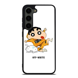 SHIN CHAN X OFF WHITE Samsung Galaxy S23 Plus Case Cover