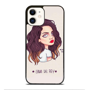 LANA DEL REY CARTOON iPhone 12 Case Cover LANA DEL REY CARTOON iPhone 12 Case Cover