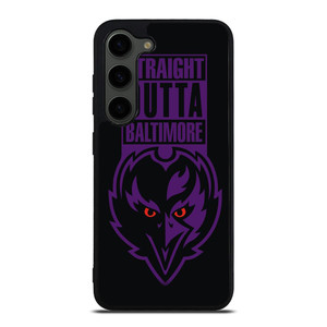 STRAIGHT OUTTA BALTIMORE BALTIMORE RAVENS Samsung Galaxy S23 Plus Case Cover