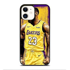 LEBRON JAMES LA LAKERS ART iPhone 12 Case Cover