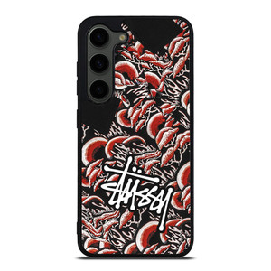 STUSSY CORAL PATTERN Samsung Galaxy S23 Plus Case Cover