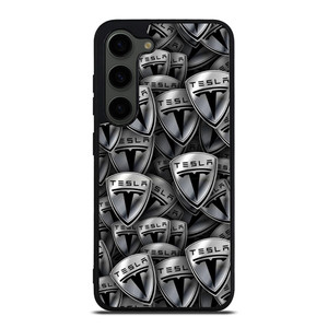 TESLA METAL LOGO COLLAGE Samsung Galaxy S23 Plus Case Cover