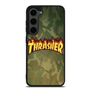 THRASHER LOGO CAMO FABRIC Samsung Galaxy S23 Plus Case Cover THRASHER LOGO CAMO FABRIC Samsung Galaxy S23 Plus Case Cover