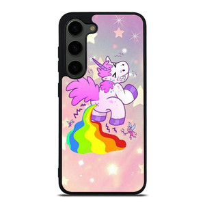 UNICORN POOPING RAINBOW Samsung Galaxy S23 Plus Case Cover