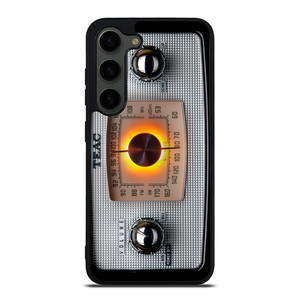 VINTAGE RADIO SILVER METAL Samsung Galaxy S23 Plus Case Cover