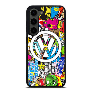VW STICKER BOMB LOGO Samsung Galaxy S23 Plus Case Cover