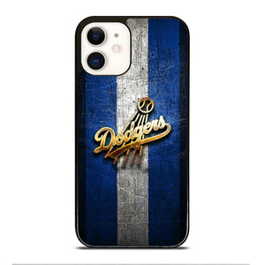 LOS ANGELES DODGERS GOLD LOGO iPhone 12 Case Cover LOS ANGELES DODGERS GOLD LOGO iPhone 12 Case Cover