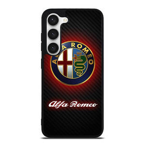 ALFA ROMEO RED CARBON LOGO Samsung Galaxy S23 Case Cover ALFA ROMEO RED CARBON LOGO Samsung Galaxy S23 Case Cover