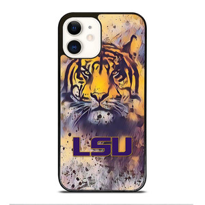 LSU TIGERS  ART LOGO iPhone 12 Case Cover
