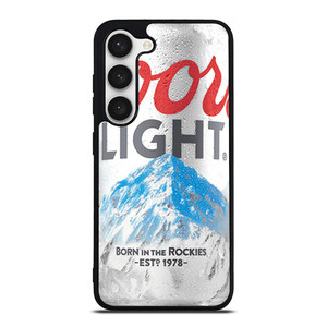 BEER CAN COORS LIGHT Samsung Galaxy S23 Case Cover BEER CAN COORS LIGHT Samsung Galaxy S23 Case Cover