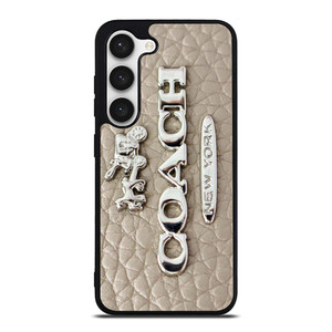 COACH LOGO GLOWING TEXTURE Samsung Galaxy S23 Case Cover