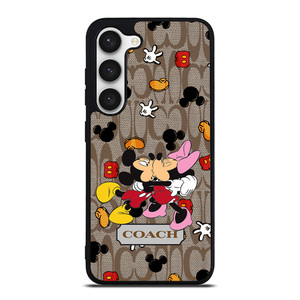 COACH MICKEY MINNIE MOUSE KISS Samsung Galaxy S23 Case Cover COACH MICKEY MINNIE MOUSE KISS Samsung Galaxy S23 Case Cover
