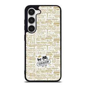 COACH NEW YORK COLLAGE Samsung Galaxy S23 Case Cover COACH NEW YORK COLLAGE Samsung Galaxy S23 Case Cover