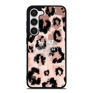 COACH NEW YORK LEOPARD SKIN Samsung Galaxy S23 Case Cover