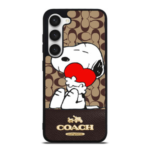 COACH NEW YORK SNOOPY Samsung Galaxy S23 Case Cover COACH NEW YORK SNOOPY Samsung Galaxy S23 Case Cover