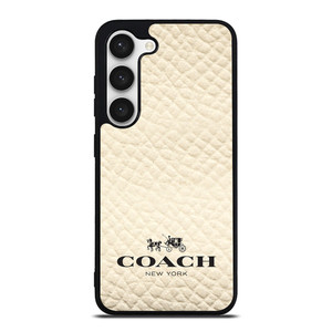 COACH NEW YORK WHITE Samsung Galaxy S23 Case Cover COACH NEW YORK WHITE Samsung Galaxy S23 Case Cover